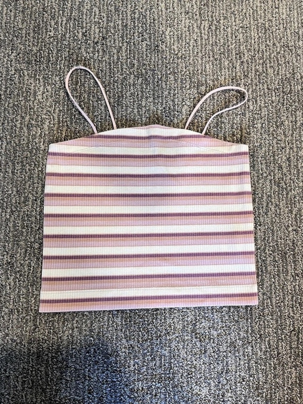 American Eagle Striped Crop Top